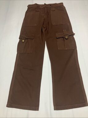 Men's Brown Cargo Work Pants